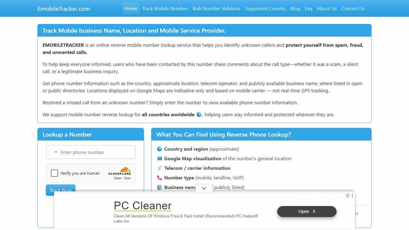 Mobile Number Tracker Find Owner Name and Location on Google Map.
