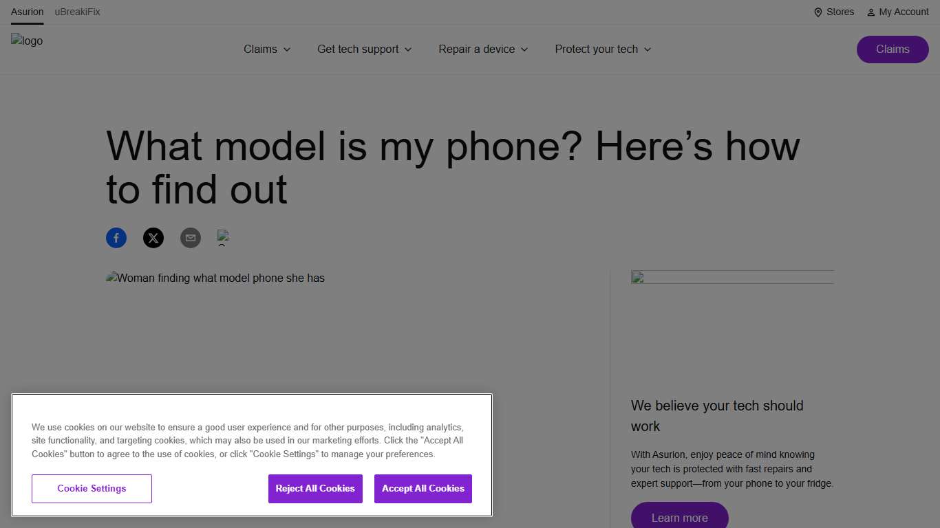 What model is my phone? Here’s how to find out Asurion